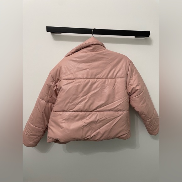 CAMI NYC Medium Pink puffed Leather Jacket. πΈπ - Picture 5 of 8